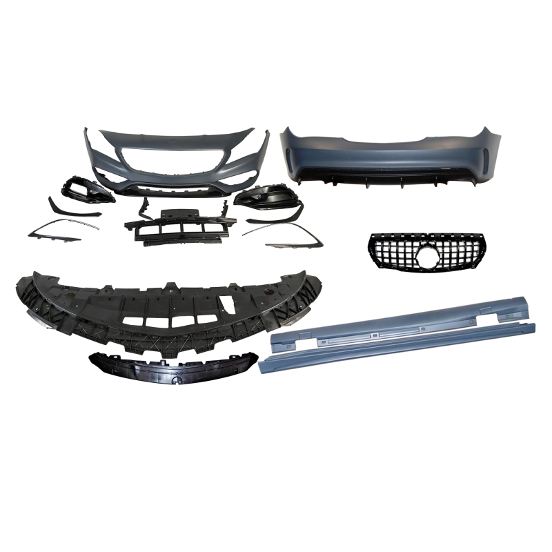 Kit De Carrosserie Mercedes W117 13-16 4P SW LCI Look AMG A45 Calandre
