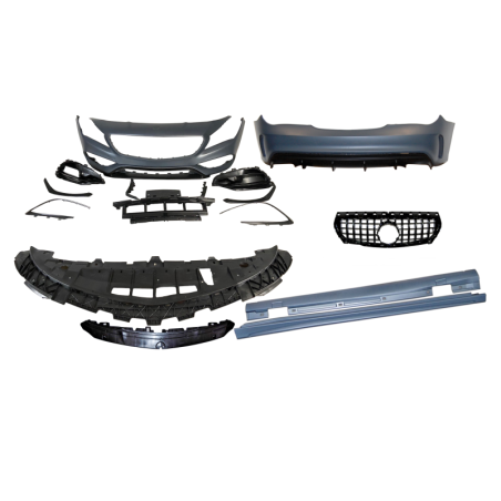 Kit De Carrosserie Mercedes W117 13-16 4P SW LCI Look AMG A45 Calandre
