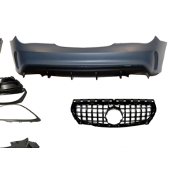 Kit De Carrosserie Mercedes W117 13-16 4P SW LCI Look AMG A45 Calandre