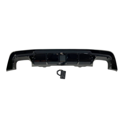 Diffuseur Arrière BMW E60 look M Performance Noir brillant Feu stop à led