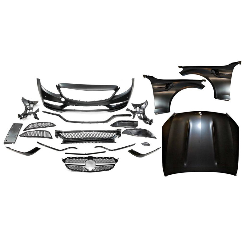 Kit De Carrosserie Mercedes W205 2014-2018 4P 2P SW Look AMG C63