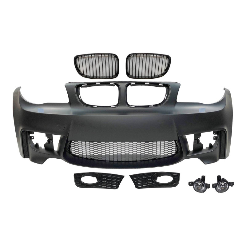 Pare-Choc Avant BMW E82 E88 E87 E81 Look M1 05-11 Antibrouillard