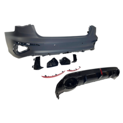 Pare-Choc Arrière Audi A3 Sportback 2019-2024 Look RS3 Led