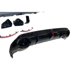 Pare-Choc Arrière Audi A3 Sportback 2019-2024 Look RS3 Led