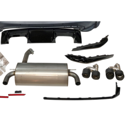 Pare-Choc Arrière BMW F30 Look G80, Echappement