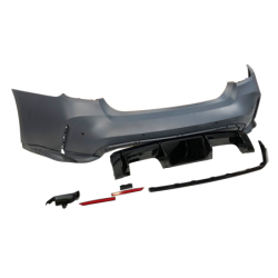 Pare-Choc Arrière BMW F30 Look G80, Echappement