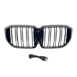 Calandre BMW G05 X5 LCI LED Noir Brillant