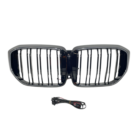Calandre BMW G05 X5 LCI LED Noir Brillant