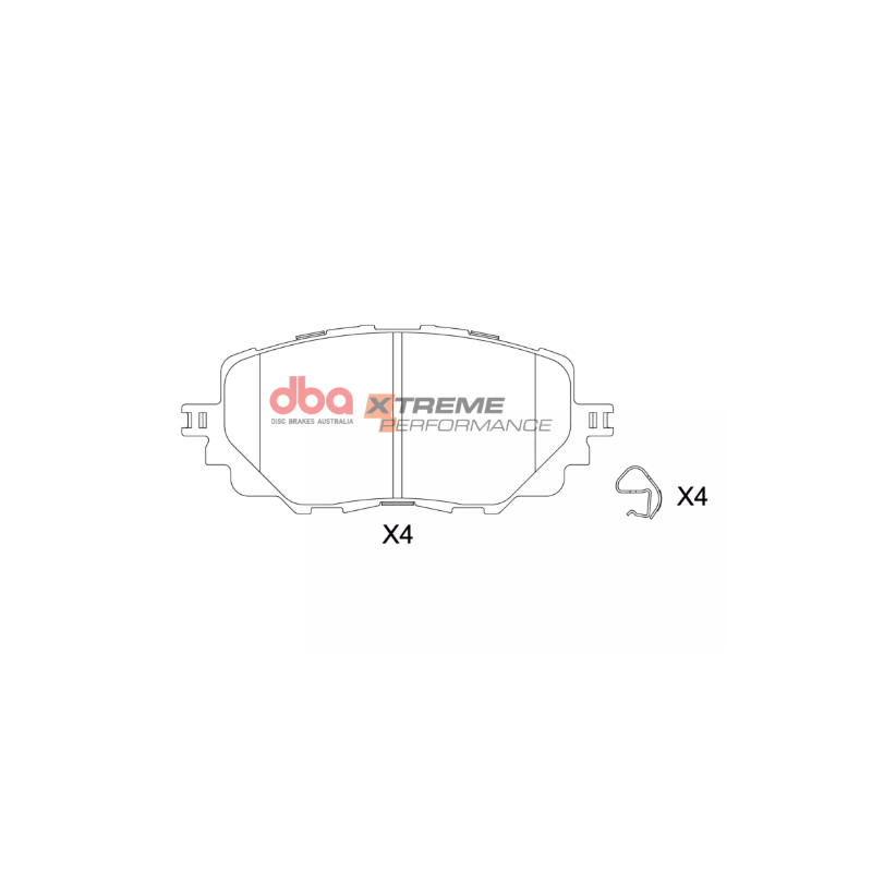 MX5 ND Fiat 124 Spider Plaquettes de frein DBA Xtreme Performance Avant 2016 2019 DB2441XP