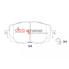 MX5 ND Fiat 124 Spider Plaquettes de frein DBA Xtreme Performance Avant 2016 2019 DB2441XP