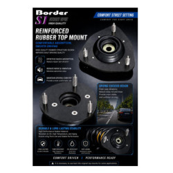 Combinés filetés Border S1 AUDI A4 Avant Quattro B6 2001-2005