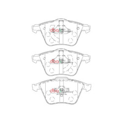 Pack freins avant Mazda 3 MPS BK BL DBA2962S-2176SP