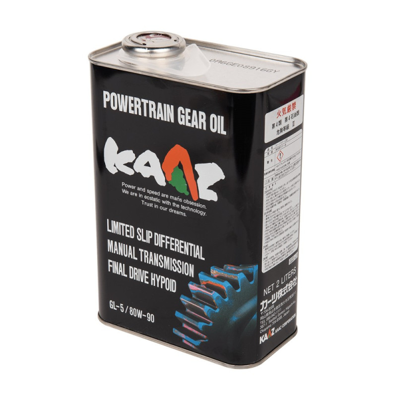 Huile KAAZ 80W90 pour différentiel autobloquant 2L