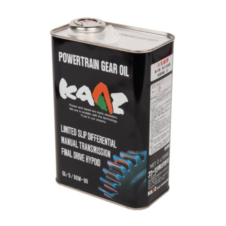 Huile KAAZ 80W90 pour différentiel autobloquant 2L