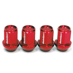 Ecrous WedsSport Rouges en Aluminium Forgé M12x1.25 (Pack de 4)