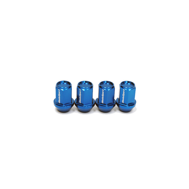 Ecrous WedsSport Bleus en Aluminium Forgé M12x1.5 (Pack de 4)