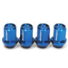 Ecrous WedsSport Bleus en Aluminium Forgé M12x1.5 (Pack de 4)
