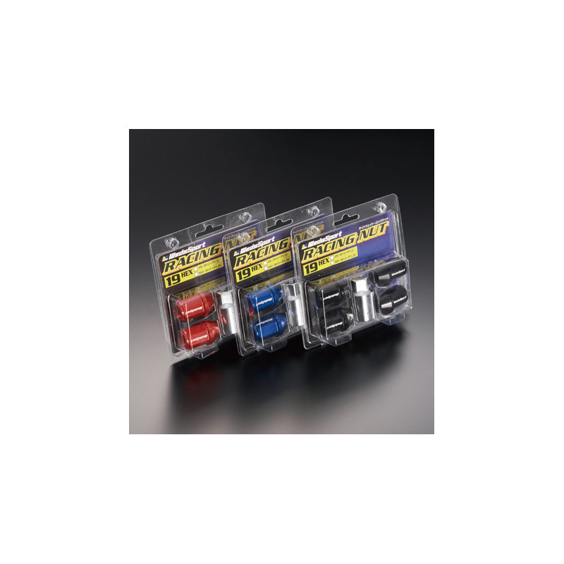 Ecrous Antivol WedsSport Rouges M12x1.25 (Pack de 4)