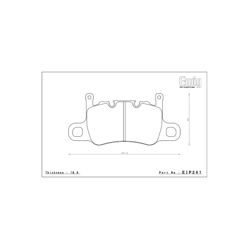 copy of Plaquettes avant Porsche Endless 911 GT3 MA45 Endurance