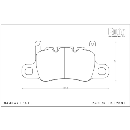copy of Plaquettes avant Porsche Endless 911 GT3 MA45 Endurance
