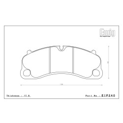 copy of Plaquettes avant Porsche Endless 911 GT3 MA45 Endurance
