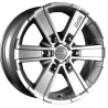 OZ Off-Road 6 16x7" 6x127 ET35, Titane
