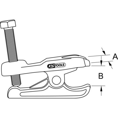 Arrache-Rotule Hydraulique PL 10 T KS Tools