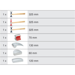 Coffret de Débosselage de Carrosserie 7 Pcs KS Tools