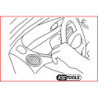 Jeu de 5 Leviers Plastique pour Baguettes & Revêtements KS Tools