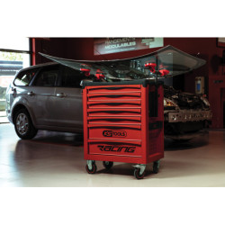 Servante Racing 7 Tiroirs + Composition Pare Brise, 232 Pcs KS Tools