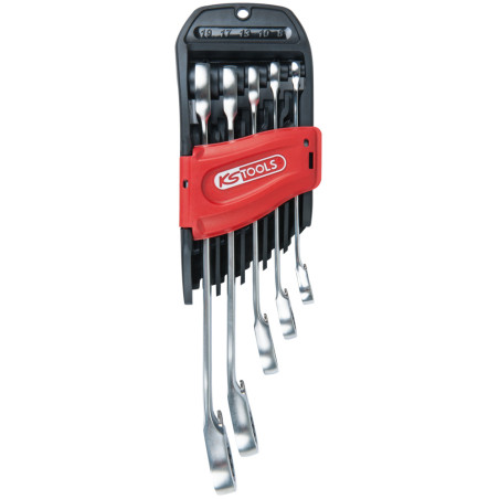 Jeu de 5 Clés Mixtes à Cliquet Reversible Gearplus KS Tools