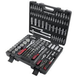 Coffret de Douilles 1 4pouces - 3 8pouces - 1 2pouces, 179 Pièces KS Tools