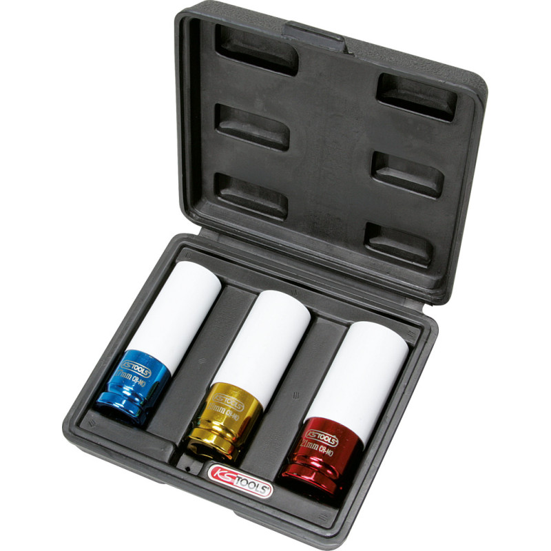 Jeu de 3 Douilles à Chocs 1 2pouces pour Jantes Aluminium