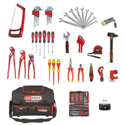 Composition d'Outils Sanitaire & Chauffage en Sac Smartbag KS Tools