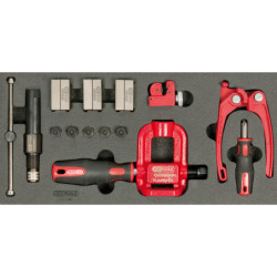 Module d'Appareil à Collets pour Durites de Frein, 16 Pcs KS Tools