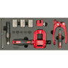 Module d'Appareil à Collets pour Durites de Frein, 16 Pcs KS Tools