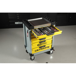Servante d'Atelier Vide Ultimate Grise & Jaune