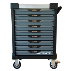 Servante d'Atelier Vide Ultimate Noire & Grise, 9 Tiroirs KS Tools