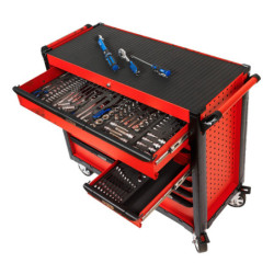 Servante d'Atelier Vide Ultimate Rouge, 13 Tiroirs KS Tools
