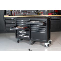 Servante d'Atelier Vide Ultimate, 13 Tiroirs & 6 Roues KS Tools