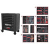 Servante One By One 7 Tiroirs Équipée de 337 Outils KS Tools