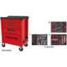 Servante Racing 5 Tiroirs Équipée de 158 Outils KS Tools