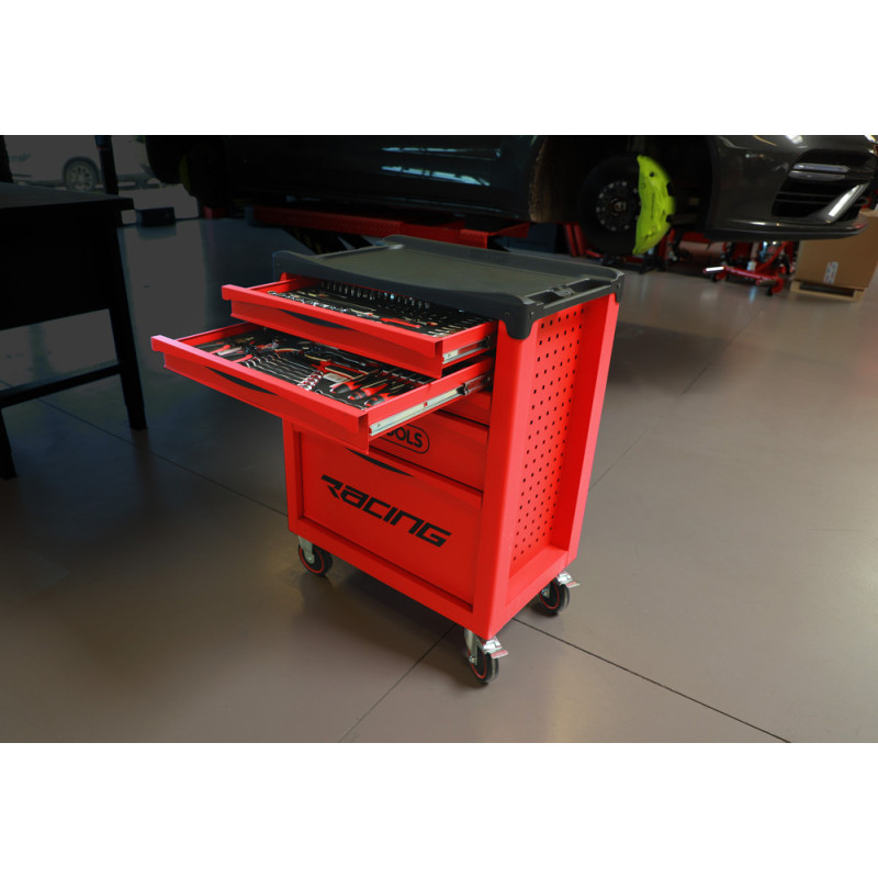 Servante Racing 5 Tiroirs Équipée de 184 Outils KS Tools