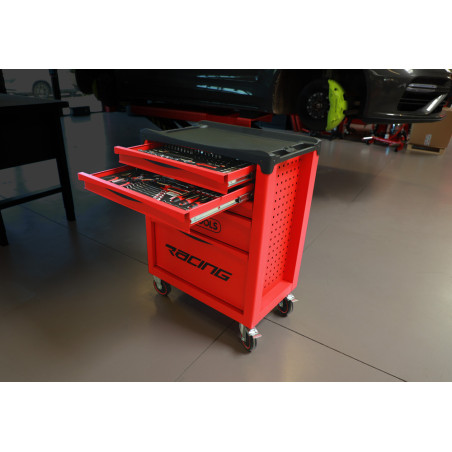 Servante Racing 5 Tiroirs Équipée de 184 Outils KS Tools