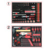 Servante Racing 5 Tiroirs Équipée de 184 Outils KS Tools