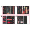Servante Ultimate Grise & Noire 5 Tiroirs Équipée de 263 Outils KS Tools