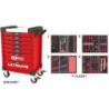 Servante Ultimate Rouge 7 Tiroirs Équipée de 241 Outils KS Tools