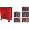 Servante Racing 7 Tiroirs Équipée de 187 Outils KS Tools
