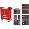 Servante Ultimate Rouge 7 Tiroirs Équipée de 337 Outils KS Tools