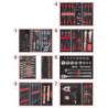 Servante Ultimate Rouge 7 Tiroirs Équipée de 337 Outils KS Tools